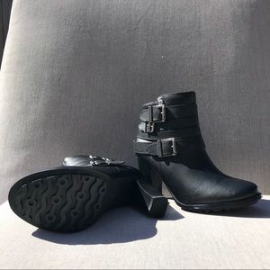 Never Worn Harley-Davidson Black Learher Heels